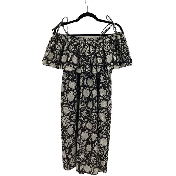 Emerson Fry India Collection Daphne Dress In Silhouettes Size Small Floral - Picture 12 of 16